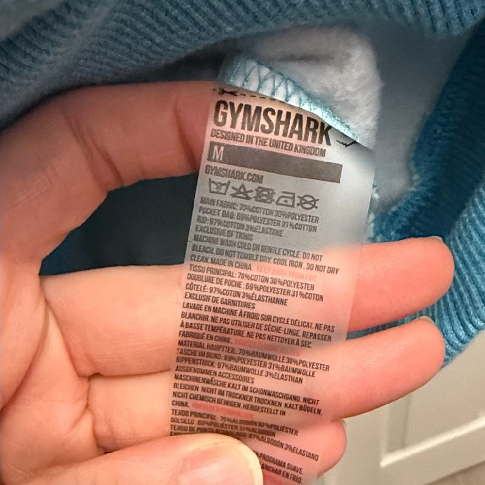 Gymshark Women's Blue pullover Sweater - Picture 6 of 8